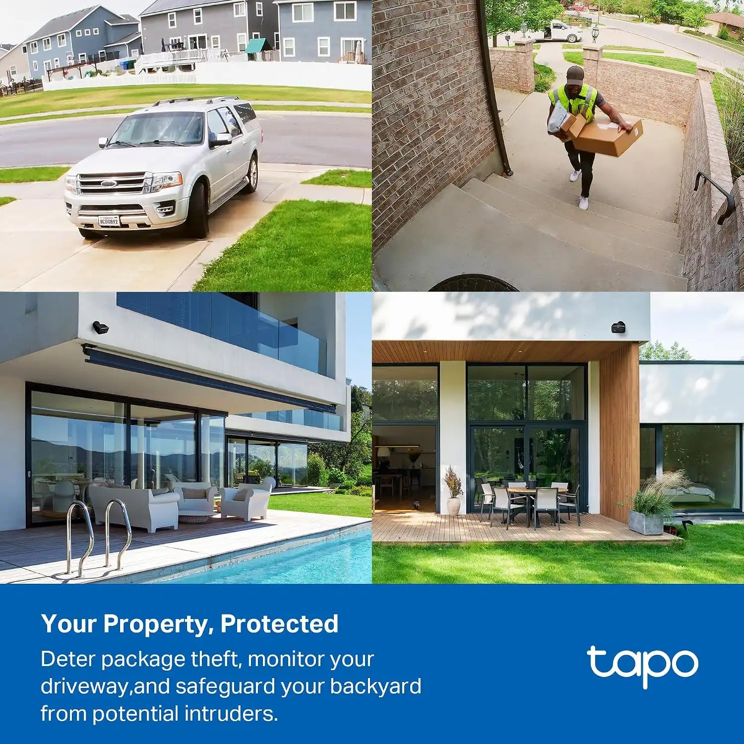 Tapo 1080p Outdoor Wireless Security Camera, Up to 180-Day Battery, C401
