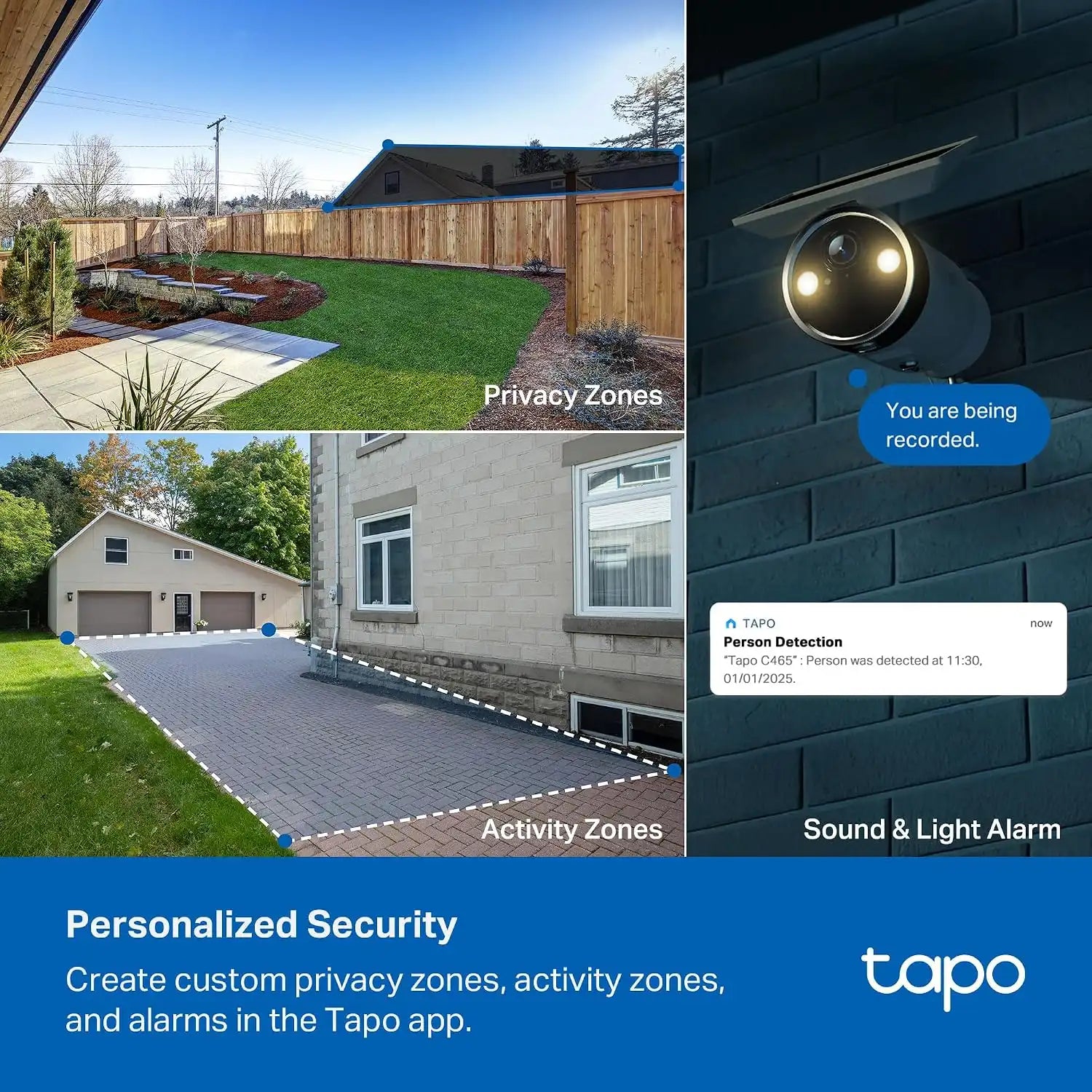 Tapo MagCam 4K Outdoor Wireless Security Camera, Integrated Solar, C465