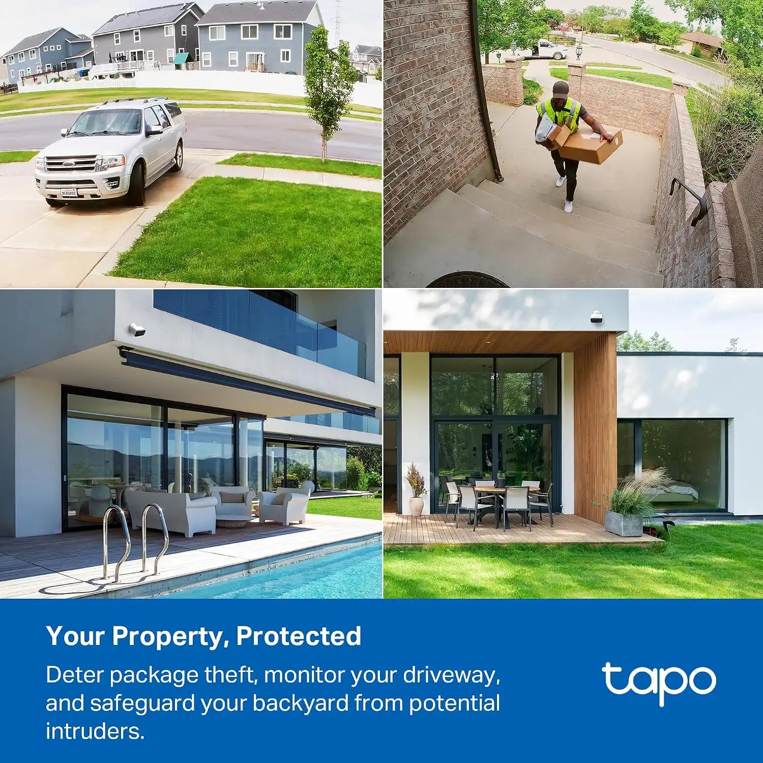 Tapo 1080p Outdoor Wireless Security Camera, Up to 180-Day Battery, C400