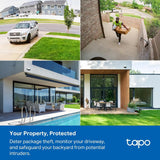 Tapo 1080p Outdoor Wireless Security Camera, Up to 180-Day Battery, C400